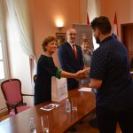 UNIDU Rektor uručio priznanja za najbolje studente u projektu WebPoSt 11 WEBPOST DODJELA REKTORAT 46